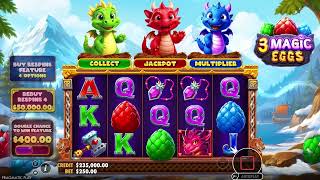 3 Magic Eggs 🥚 Super Bonus Showcase (3 Pop) | Pragmatic Play Slot Preview 2025