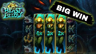 BEAST BELOW | New Hacksaw Gaming Slot | 2 Big Wins ($0.10 Bet)