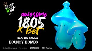 🤩 1805 | EASY WIN 👀 Bouncy Bombs (Hacksaw Gaming)