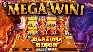 Blazing Bison Gold Blitz 😱 Review & Bonus Feature 😱 NEW Online Slot EPIC Big WIN! - Fortune Factory