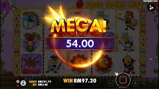 How To Strike Mega Win | Pragmatic Play | Busy Bee Slot | muda88.com