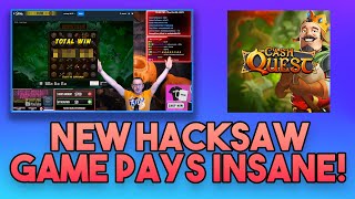 New Hacksaw game "CASH QUEST" HITS INSANE!!