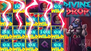 ⚡DIVINE DROP⚡ HACKSAW GAMING NEW RELEASE ❤️‍🔥 MASSIVE WIN ❤️‍🔥