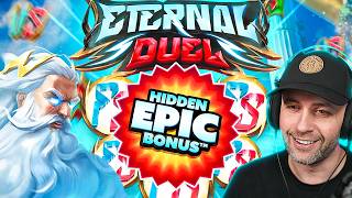WE GOT a HIDDEN 5 SCATTER BONUS on ETERNAL DUEL & IT DID NOT DISAPPOINT!!
