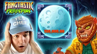 THIS *INSANE* MOON DROPPED WHILE PLAYING THE NEW FANGTASTIC FREE SPINS SLOT!!! (Bonus Buys)