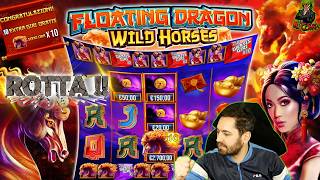 Mimmo ON FIRE 🔥🔥scassa la FLOATING DRAGON WILD HORSES 🐉|🐍COBRA SLOT ONLINE 🎰