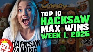 🔥 TOP 10 HACKSAW GAMING MAX WINS OF WEEK 1 / 2026 | REAL PLAYER WINS