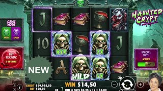 👩‍🦳🎰 HAUNTED CRYPT 👀 PRAGMATIC PLAY🚨NEW SLOT👍 🎰 #newslots 🚨#demoplay