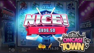 「Hockey Attack（ホッケー・アタック）」-Pragmatic Play社からリリースされたスロットの紹介動画です。