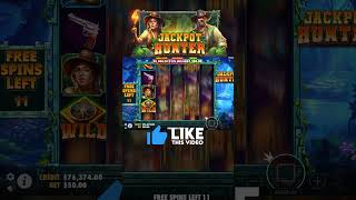 Jackpot Hunter Slot 🔫 Major Jackpot and Big Win $9600 #slot #bigwin