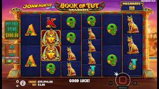 Demo gameplay of John Hunter and the Book of Tut Megaways by Pragmatic Play
