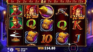 John Hunter and the Secrets of Da Vinci's Treasure Online Casino Slot Big Win!
