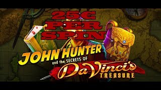 25€ SPIN'S ! 2Times Jackpot #John Hunter and the SECRETS of Da Vinci's Treasure