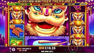 Lucky New Year Tiger Treasures Slot (PRAGMATIC PLAY) + DEMO LINK