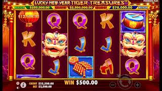Lucky New Year Tiger Treasures - Lucky Lantern Feature