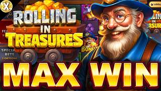 🚀 Rolling in Treasures MAX WIN Compilation - Watch This Pragmatic Play Slot Hit HUGE!