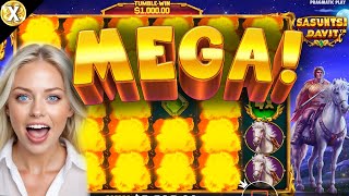 🔥 Viewer Lands Epic Big Win On Sasuntsi Davit - Pragmatic Play - New Online Slot!