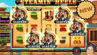 👩‍🦳🎰 STEAMIN REELS🚨NEW SLOT👍PRAGMATIC 🎰 #newslots 🚨#demoplay