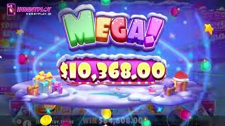 Pragmatic Play Sugar Rush Xmas Big Win | Slot Games | HunnyPlay