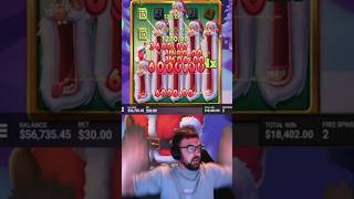 😁MAX WIN ON XMAS DROP  by HACKSAW GAMING #slots #xmasdrop #slotbigwin