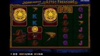 John Hunter and the Aztec Treasure Bonus Feature (BIG WIN)(Pragmatic)