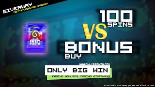 SPIN vs. BONUS Battle: Sweet Fiesta - Pragmatic play