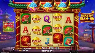 Triple Pot Diamond Super Bonus 3 Pots! 🔥 Massive Win on Pragmatic Play