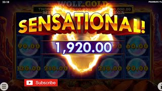 HARD Luck WOLF GOLD CASINO BET 30 TND @emgames1193